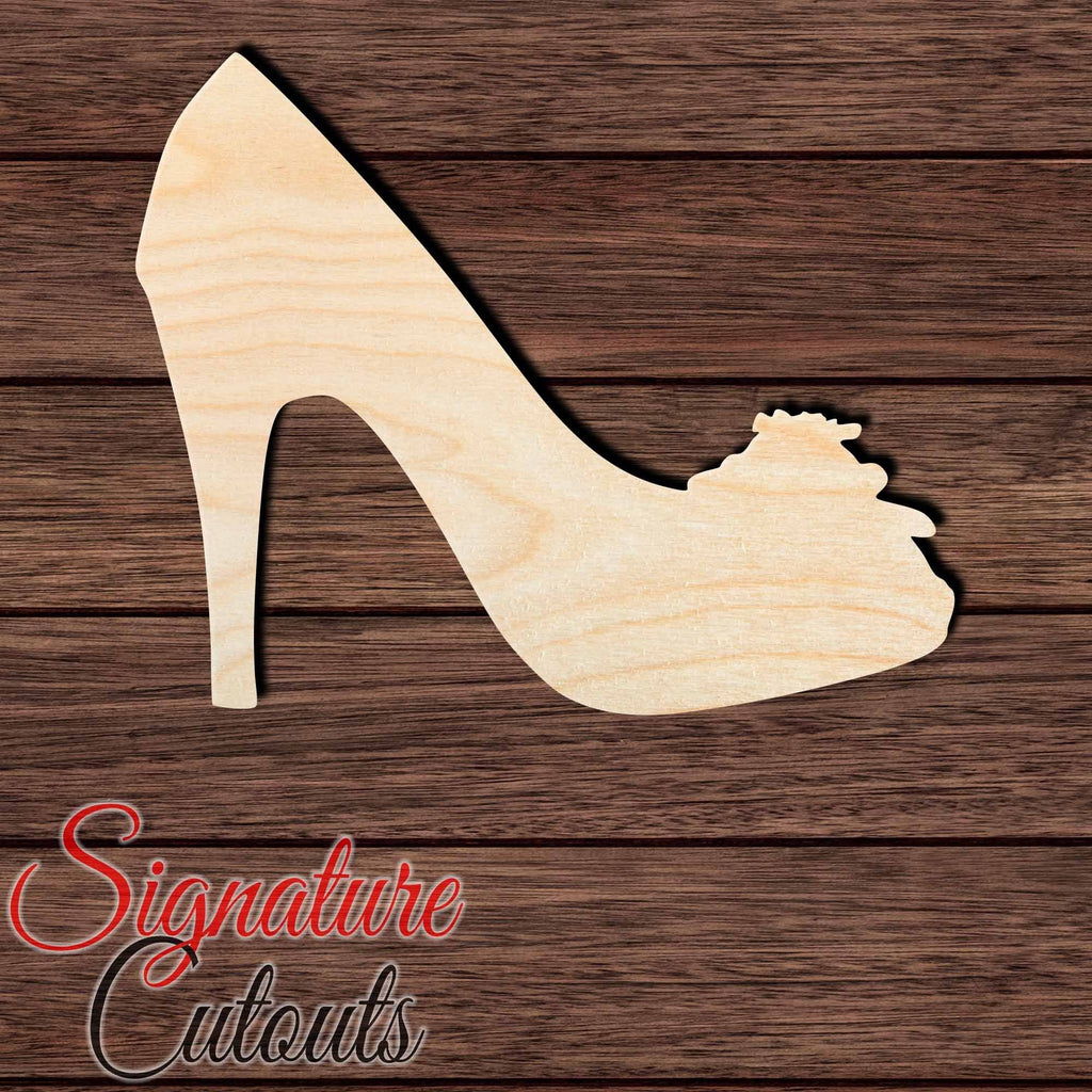 Shoe 017 Shape Cutout in Wood, Acrylic or Acrylic Mirror - Signature Cutouts