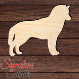 Siberian Husky Shape Cutout in Wood, Acrylic or Acrylic Mirror - Signature Cutouts