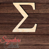 Sigma Shape Cutout - Signature Cutouts