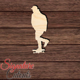 Skater 004 Shape Cutout in Wood