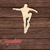 Skater 005 Shape Cutout in Wood, Acrylic or Acrylic Mirror - Signature Cutouts