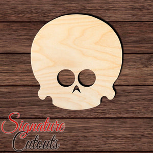 Skull 002 Shape Cutout - Signature Cutouts