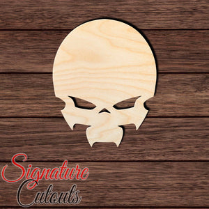 Skull 004 Shape Cutout - Signature Cutouts