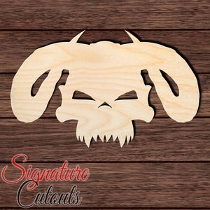Skull 005 Shape Cutout - Signature Cutouts