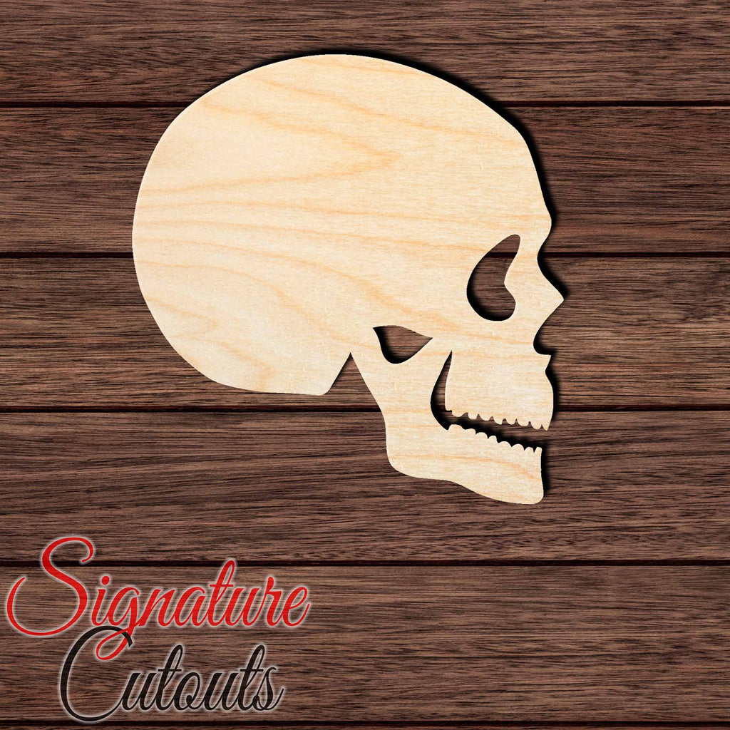 Skull 008 Shape Cutout - Signature Cutouts