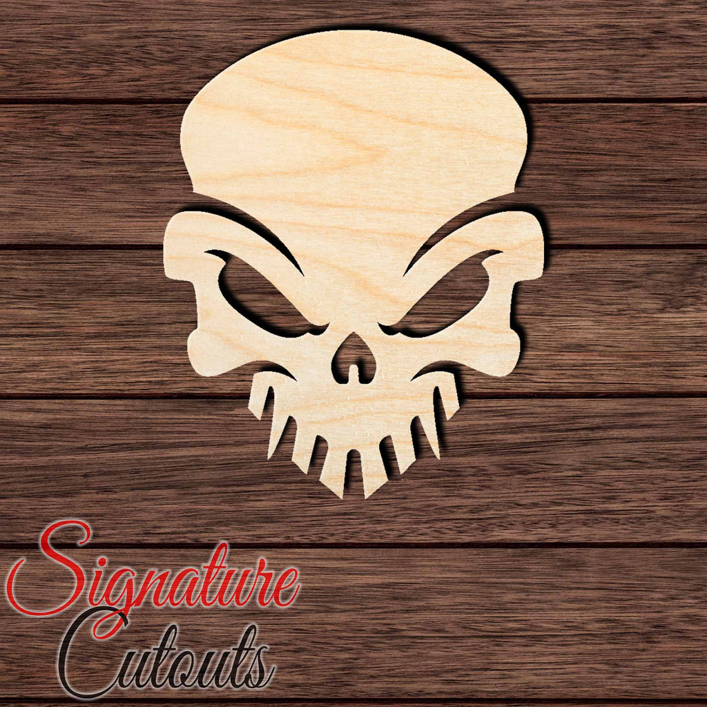 Skull 009 Shape Cutout - Signature Cutouts
