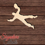 Sky Diver 005 Shape Cutout in Wood