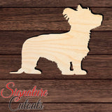 Skye Terrier Shape Cutout in Wood, Acrylic or Acrylic Mirror - Signature Cutouts