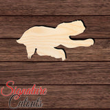 Sloth 001 Shape Cutout in Wood, Acrylic or Acrylic Mirror - Signature Cutouts