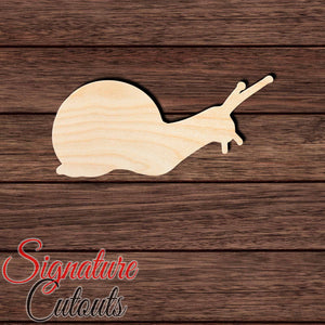 Snail 003 Shape Cutout in Wood, Acrylic or Acrylic Mirror - Signature Cutouts