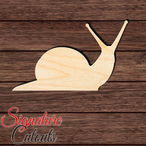 Snail 005 Shape Cutout in Wood, Acrylic or Acrylic Mirror - Signature Cutouts
