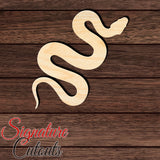 Snake 001 Shape Cutout in Wood, Acrylic or Acrylic Mirror - Signature Cutouts