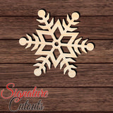 Snowflake 010 Shape Cutout in Wood, Acrylic or Acrylic Mirror - Signature Cutouts