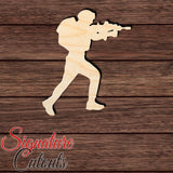 Soldier 008 Shape Cutout in Wood, Acrylic or Acrylic Mirror - Signature Cutouts