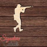 Soldier 011 Shape Cutout in Wood, Acrylic or Acrylic Mirror - Signature Cutouts