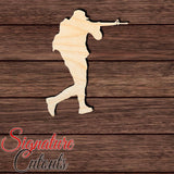 Soldier 015 Shape Cutout in Wood, Acrylic or Acrylic Mirror - Signature Cutouts