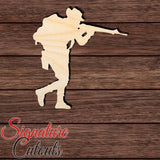 Soldier 018 Shape Cutout in Wood, Acrylic or Acrylic Mirror - Signature Cutouts