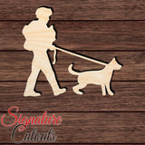 Soldier & Canine 001 Shape Cutout in Wood, Acrylic or Acrylic Mirror - Signature Cutouts