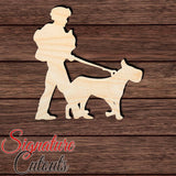 Soldier & Canine 002 Shape Cutout in Wood, Acrylic or Acrylic Mirror - Signature Cutouts