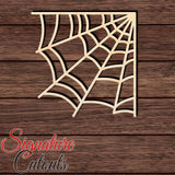 Spider Web 001 Shape Cutout in Wood