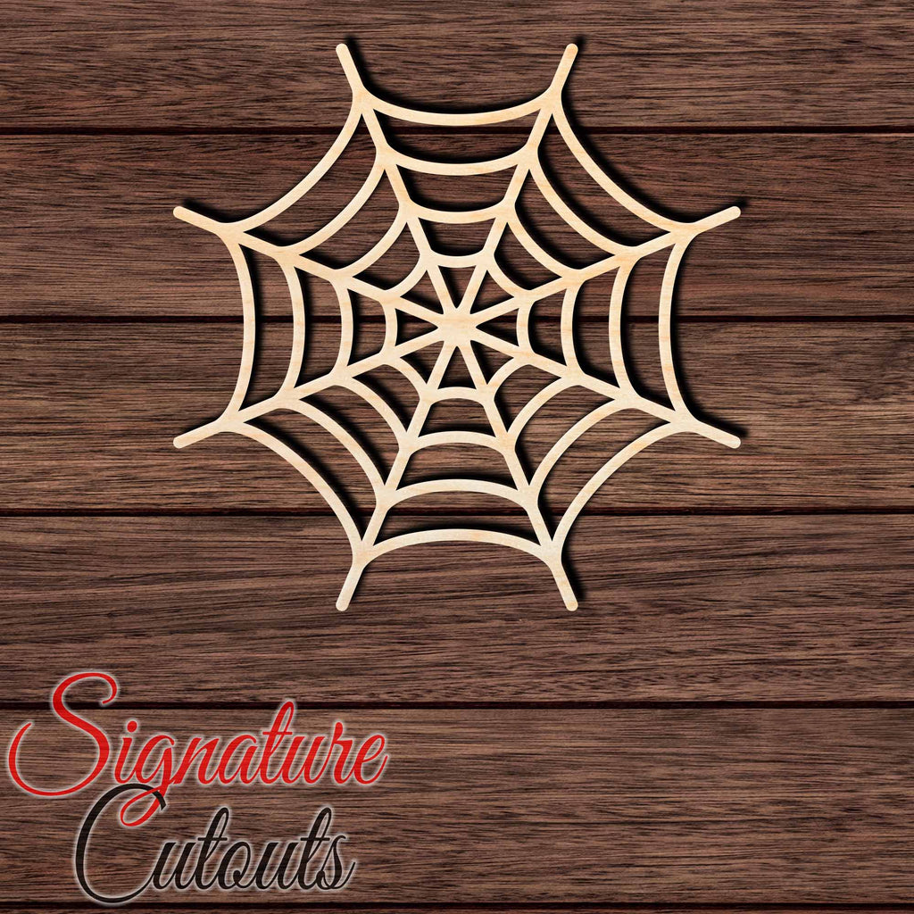 Spider Web 002 Shape Cutout in Wood, Acrylic or Acrylic Mirror - Signature Cutouts