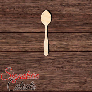 Spoon 001 Shape Cutout in Wood, Acrylic or Acrylic Mirror - Signature Cutouts