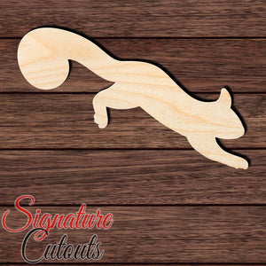 Squirrel 002 Shape Cutout in Wood, Acrylic or Acrylic Mirror - Signature Cutouts