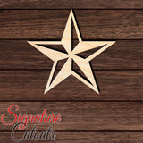 Star 005 Shape Cutout in Wood, Acrylic or Acrylic Mirror - Signature Cutouts