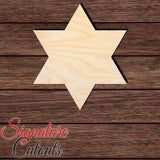 Star 007 Shape Cutout in Wood, Acrylic or Acrylic Mirror - Signature Cutouts