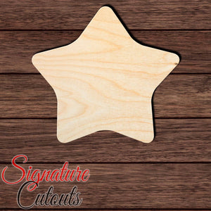 Star 011 Shape Cutout in Wood, Acrylic or Acrylic Mirror - Signature Cutouts