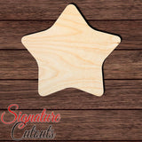 Star 011 Shape Cutout in Wood