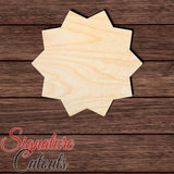 Star 013 Shape Cutout in Wood