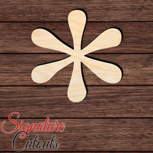 Star 015 Shape Cutout in Wood, Acrylic or Acrylic Mirror - Signature Cutouts