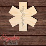 Star of Life - Paint by Line Shape Cutout
