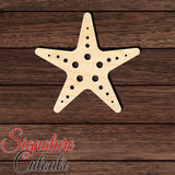 Starfish 001 Shape Cutout in Wood, Acrylic or Acrylic Mirror - Signature Cutouts