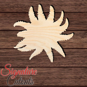 Starfish 008 Shape Cutout in Wood, Acrylic or Acrylic Mirror - Signature Cutouts
