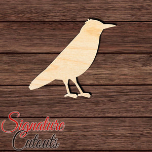 Starling Bird 001 Shape Cutout in Wood, Acrylic or Acrylic Mirror - Signature Cutouts