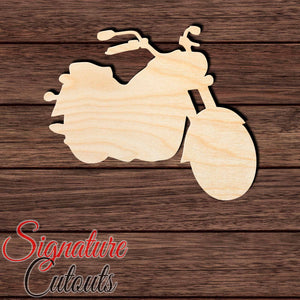 Street Bike 001 Shape Cutout in Wood, Acrylic or Acrylic Mirror - Signature Cutouts