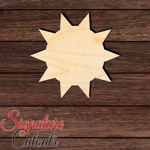 Sun 001 Shape Cutout - Signature Cutouts