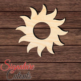 Sun 005 with Hole Shape Cutout Craft Shapes & Bases Signature Cutouts 