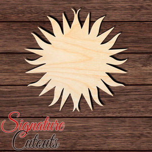 Sun 013 Shape Cutout Craft Shapes & Bases Signature Cutouts 