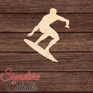 Surfer 001 Shape Cutout in Wood, Acrylic or Acrylic Mirror - Signature Cutouts