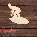 Surfer 003 Shape Cutout in Wood, Acrylic or Acrylic Mirror - Signature Cutouts