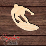 Surfer 004 Shape Cutout in Wood