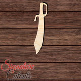 Sword 003 Shape Cutout in Wood, Acrylic or Acrylic Mirror - Signature Cutouts