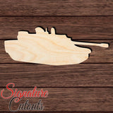 Tank 001 Shape Cutout in Wood, Acrylic or Acrylic Mirror - Signature Cutouts