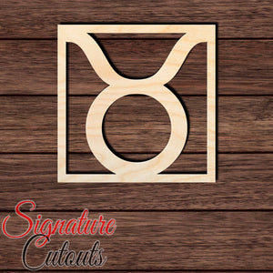 Taurus 002 Shape Cutout in Wood, Acrylic or Acrylic Mirror - Signature Cutouts