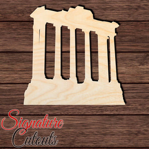The Forum (Rome, Italy) Shape Cutout in Wood, Acrylic or Acrylic Mirror - Signature Cutouts