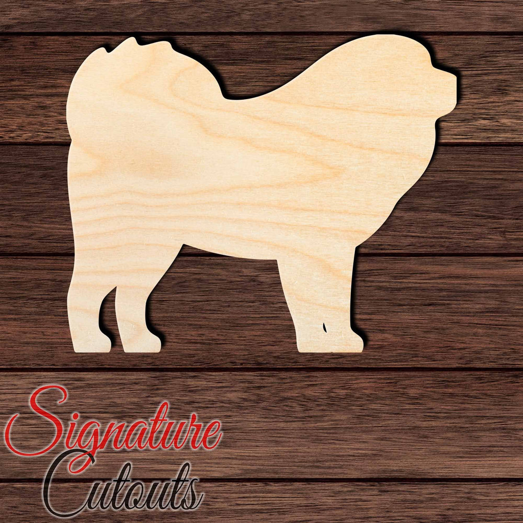 Tibetan Terrier Shape Cutout in Wood, Acrylic or Acrylic Mirror - Signature Cutouts