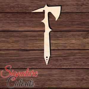 Tomahawk 004 Shape Cutout in Wood Craft Shapes & Bases Signature Cutouts 